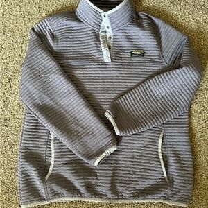 LL Bean women’s “Airlight” pullover sweatshirt, light purple, size XL